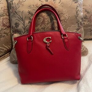Coach Electric Red Satchel